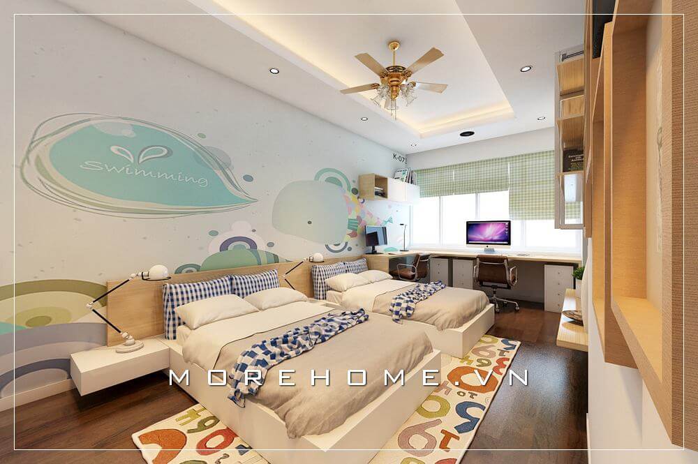 Giường ngủ bệt cho trẻ em